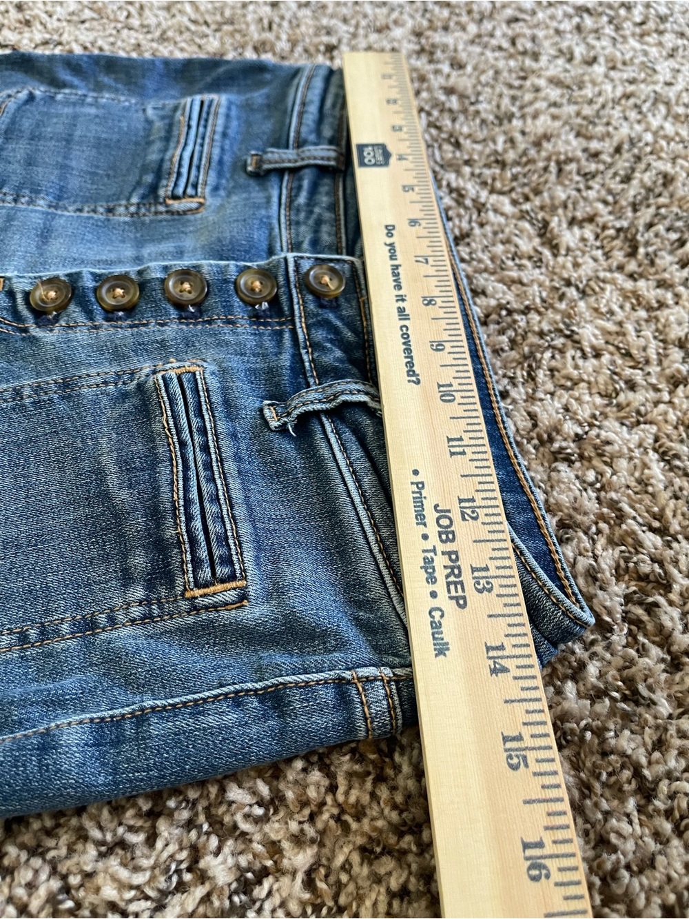 Anthropologie Pilcro High Rise Denim Legging Slim Jeans Button Fly Size 27 Blue - Picture 7 of 16